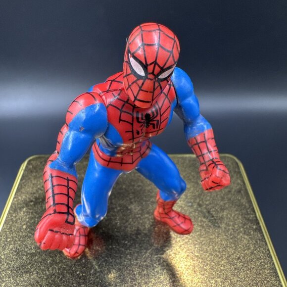 Spider-Man Action Figure 3.5" Super Hero Toy Spiderman 1995 Marvel - Picture 3 of 11